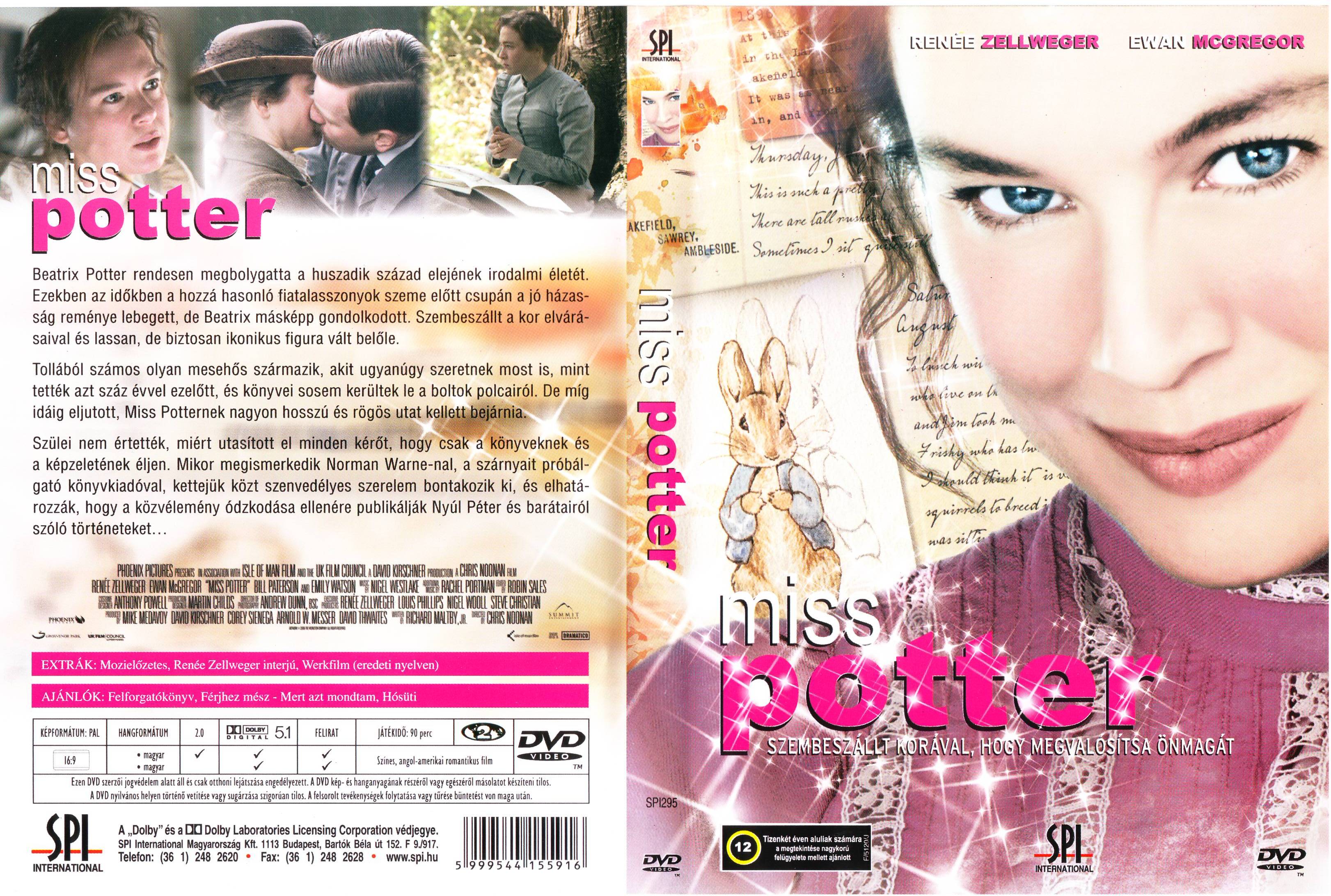 <b>Miss</b> Potter DVD borító FRONT Letöltése.